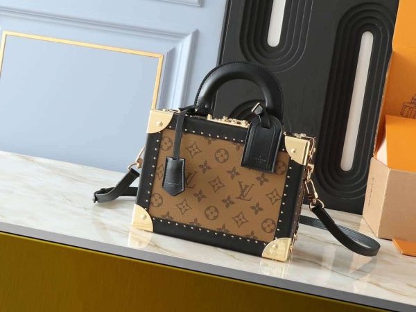 LOUIS VUITTON PETITE VALISE MONOGRAM REVERSE 22CM M47164