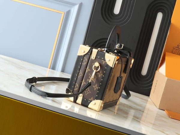LOUIS VUITTON PETITE VALISE MONOGRAM REVERSE 22CM M47164