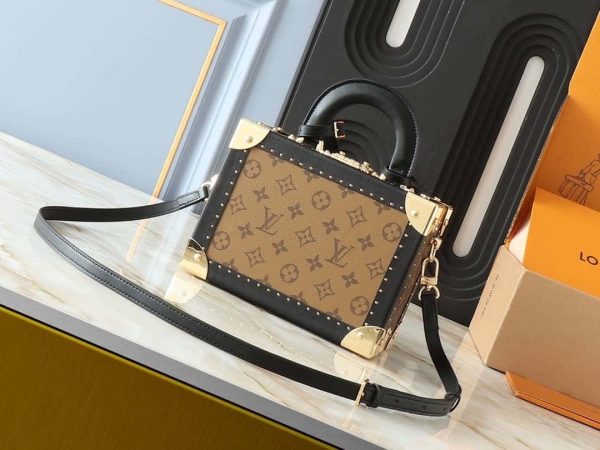 LOUIS VUITTON PETITE VALISE MONOGRAM REVERSE 22CM M47164
