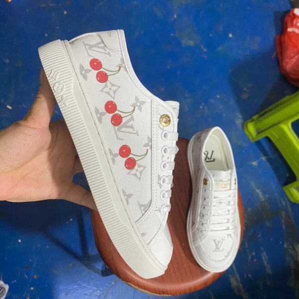 LOUIS VUITTON X TAKASHI MURAKAMI LV LAGOON SNEAKER WHITE 1AHKYO
