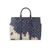 LOUIS VUITTON MONOGRAM TOTE SAC FLAT DARK BLUE 44CM