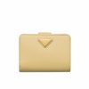 PRADA SAFFIANO TRIANGLE WALLET VANILLA 12CM 1ML018 QHH F0032