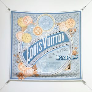 LOUIS VUITTON MALLES MERVEILLEUSES SQUARE 90 BLUE 90CM M79862