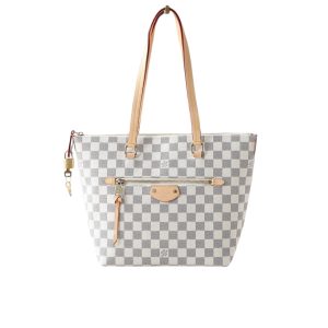 LOUIS VUITTON LENA PM BAG DAMIER AZUR WHITE 35CM