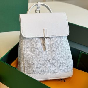 GOYARD ALPIN MINI BACKPACK WHITE 23CM ALPIN2MINTY50CL50P
