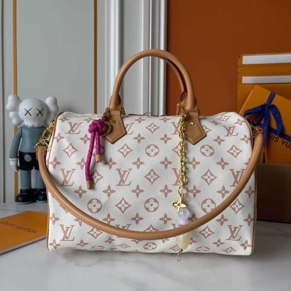 LOUIS VUITTON SPEEDY SOFT 30 LUCKY BAG MONOGRAM DUNE 30CM M15108