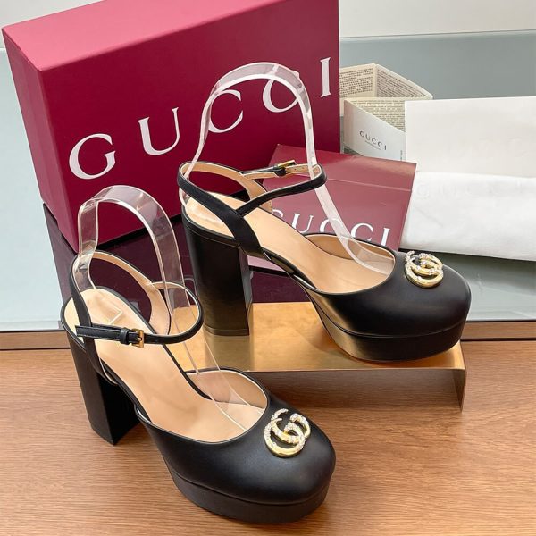 GUCCI Women’s platform pump with Double G
