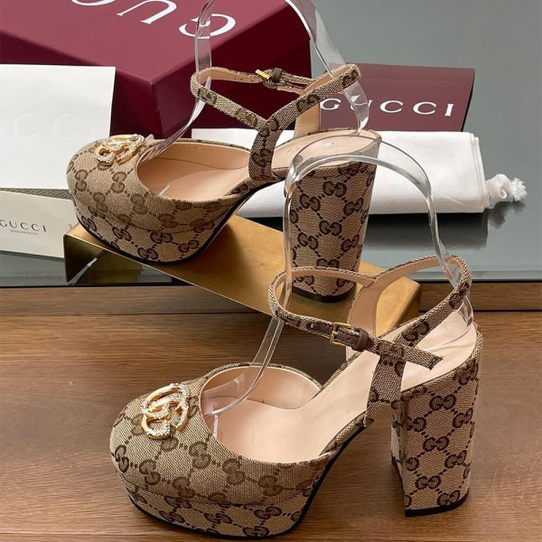GUCCI Women’s platform pump with Double G