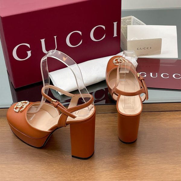 GUCCI Women’s platform pump with Double G