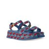 LOUIS VUITTON X TAKASHI MAYA PLATFORM SANDAL MONOGRAM CHERRY DENIM 1AHNYD