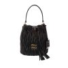 MIU MIU MATELASSÉ NAPPA LEATHER BAG BLACK 17CM 5BE084 N88 F0002 V OOO