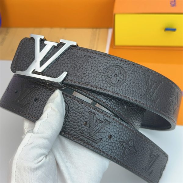 LOUIS VUITTON LV DIMENSION 30MM DOUBLE SIDED BELT BLACK M8854U