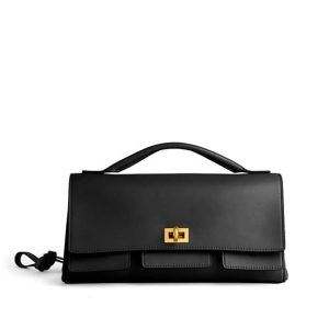 Balenciaga Women’s Bel Air Clutch On Strap Small(HIGH-END GRADE)