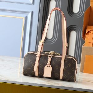 LOUIS VUITTON HANG ON BROWN 26CM M47031