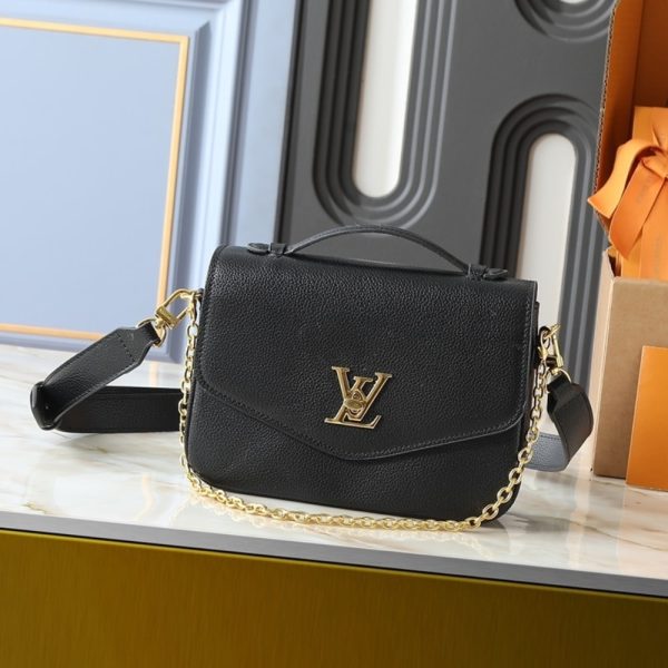LOUIS VUITTON OXFORD BAG BLACK 22CM M22735