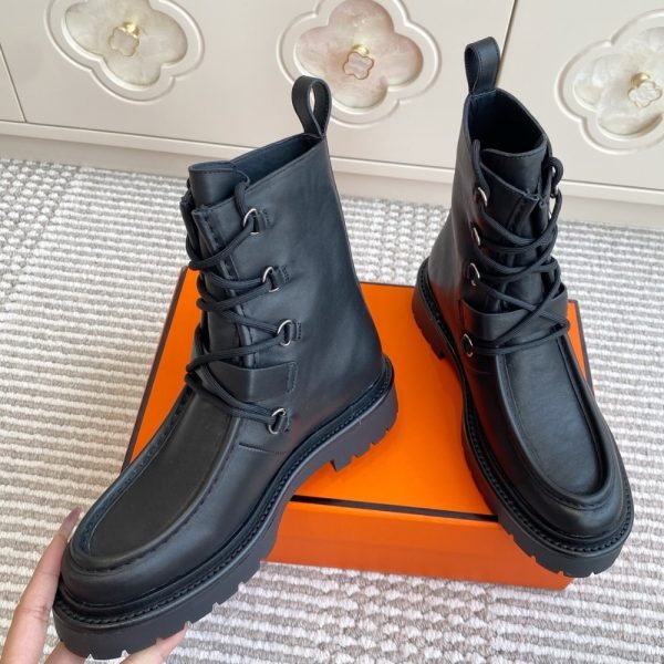 HERMES LAND ANKLE BOOT BLACK H252104Z 02350