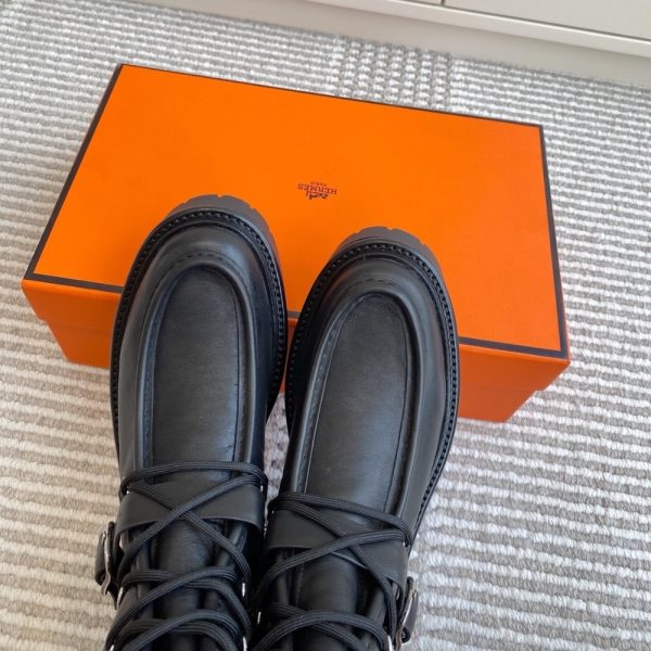 HERMES LAND ANKLE BOOT BLACK H252104Z 02350