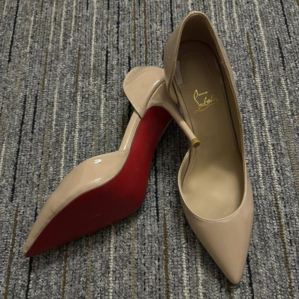 CHRISTIAN LOUBOUTIN IRIZA 100 BEIGE 3130524PK1A