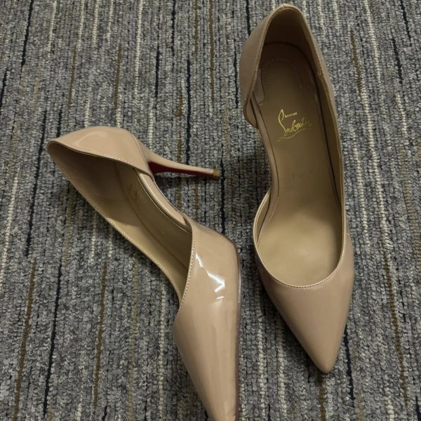 CHRISTIAN LOUBOUTIN IRIZA 100 BEIGE 3130524PK1A