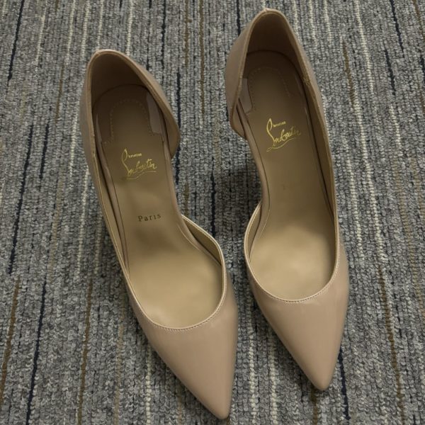 CHRISTIAN LOUBOUTIN IRIZA 100 BEIGE 3130524PK1A