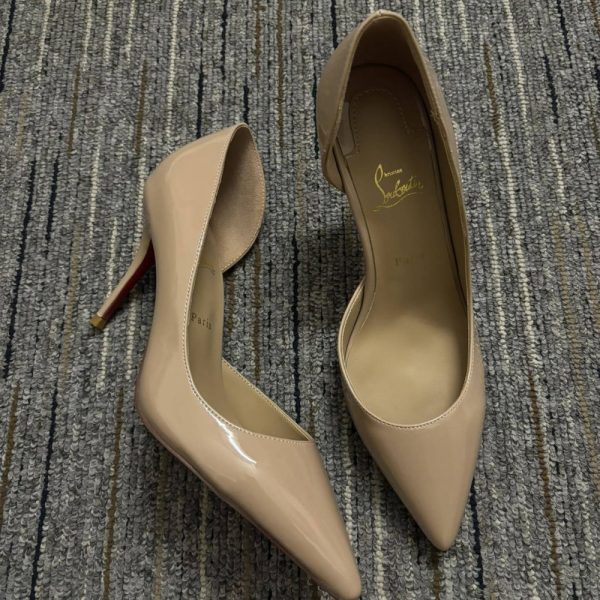 CHRISTIAN LOUBOUTIN IRIZA 100 BEIGE 3130524PK1A