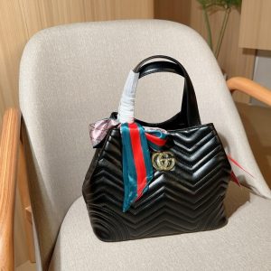 GUCCI BETTY MINI SHOPPER BLACK 28CM 847387 AAFA1 1000