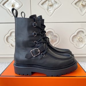 HERMES LAND ANKLE BOOT BLACK H252104Z 02350