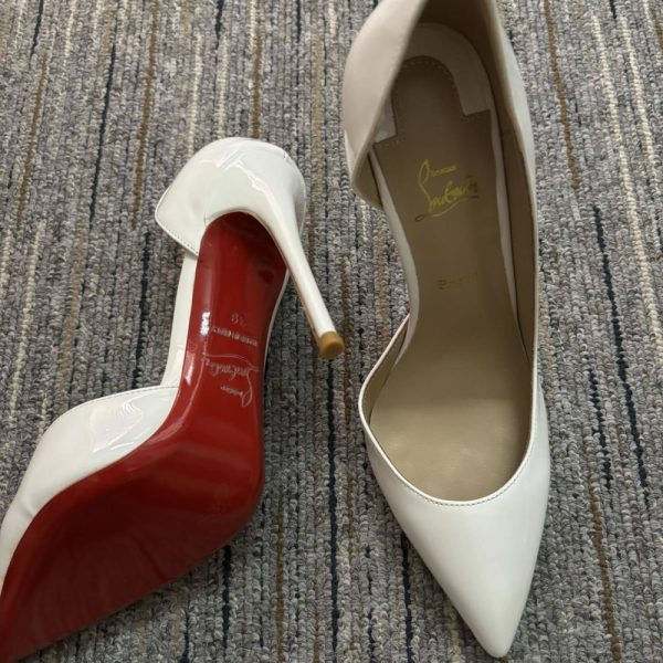 CHRISTIAN LOUBOUTIN IRIZA 100 WHITE