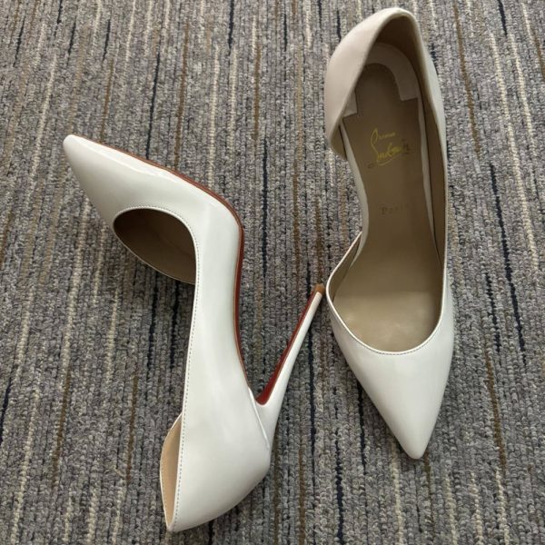 CHRISTIAN LOUBOUTIN IRIZA 100 WHITE