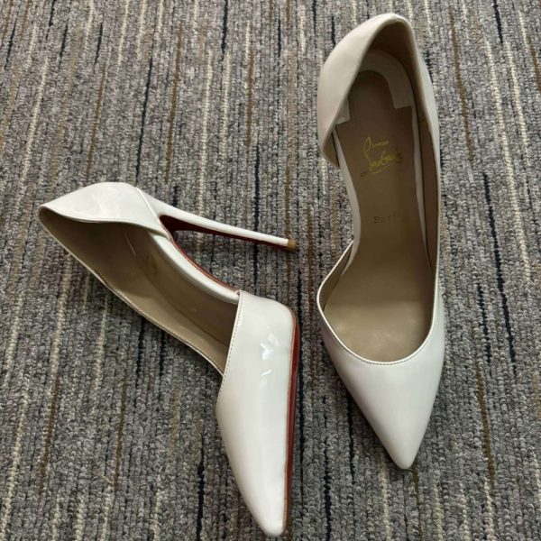 CHRISTIAN LOUBOUTIN IRIZA 100 WHITE