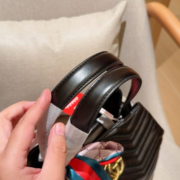GUCCI BETTY MINI SHOPPER BLACK 28CM 847387 AAFA1 1000