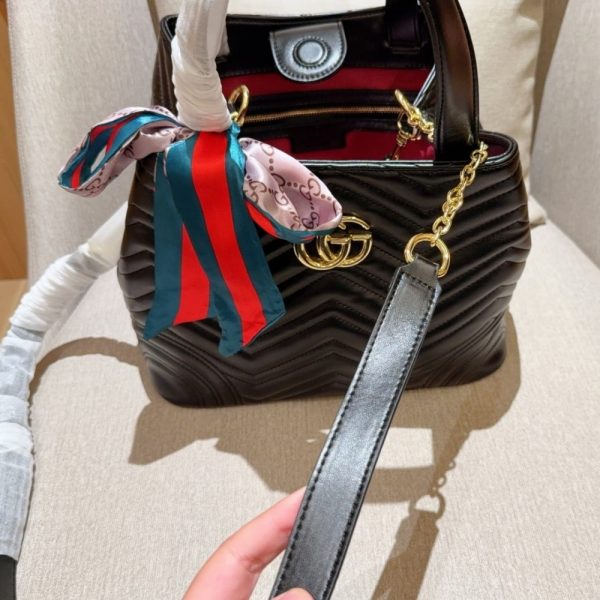 GUCCI BETTY MINI SHOPPER BLACK 28CM 847387 AAFA1 1000