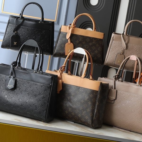 LOUIS VUITTON AVENUE MM BLACK 30CM M25575
