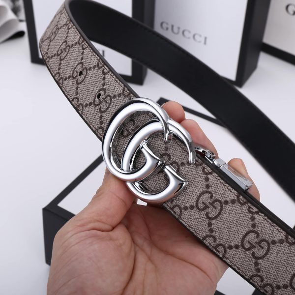 GUCCI GG MARMONT REVERSIBLE BELT BEIGE 627055 92TIN 4075