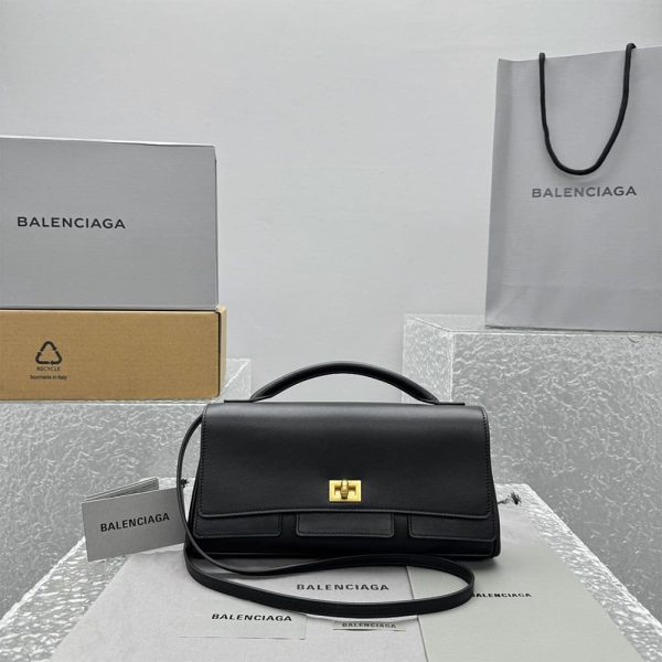 Balenciaga Women’s Bel Air Clutch On Strap Small(HIGH-END GRADE)