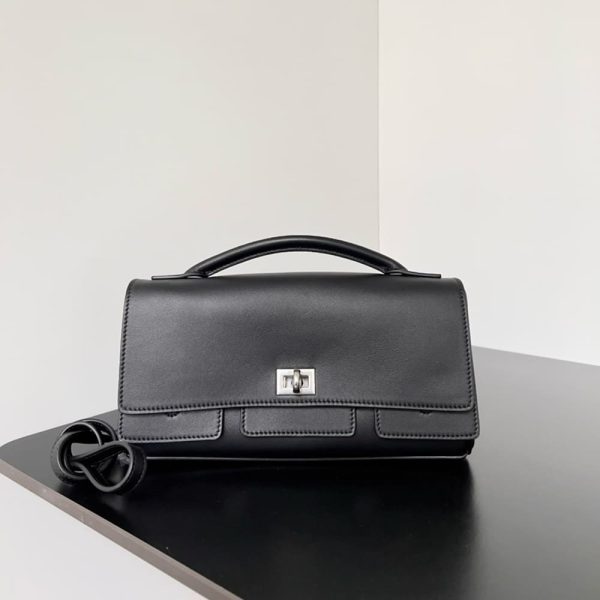 Balenciaga Women’s Bel Air Clutch On Strap Small(HIGH-END GRADE)
