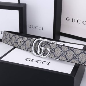 GUCCI GG MARMONT REVERSIBLE BELT BEIGE 627055 92TIN 4075