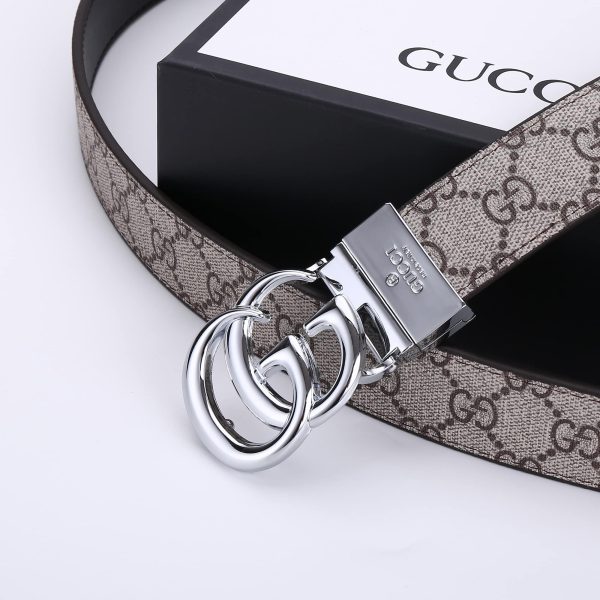GUCCI GG MARMONT REVERSIBLE BELT BEIGE 627055 92TIN 4075