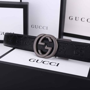 GUCCI GG MARMONT REVERSIBLE BELT BLACK MAXI 774153 AABZA 1000