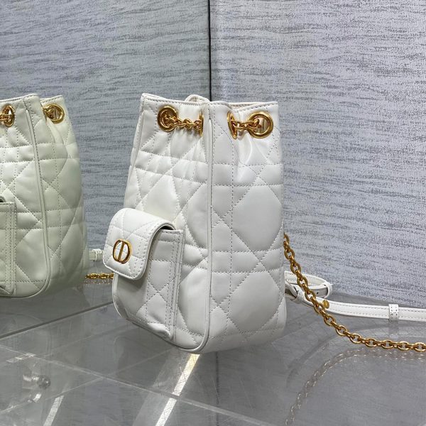Dior Small Dior Caro Multicarry Backpack with Chain(HIGH-END GRADE)