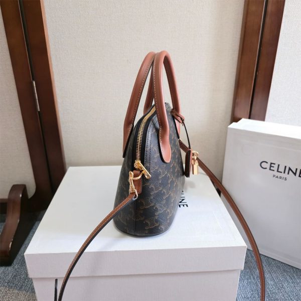 Celine TEEN HONORINE BAG IN Triomphe Canvas and Calfskin