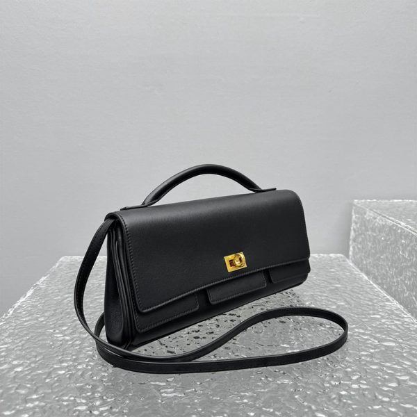 Balenciaga Women’s Bel Air Clutch On Strap Small(HIGH-END GRADE)