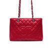 CHANEL GRAND SHOPPING TOTE RED 33CM