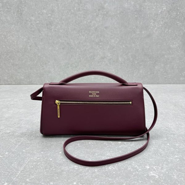 Balenciaga Women’s Bel Air Clutch On Strap Small(HIGH-END GRADE)