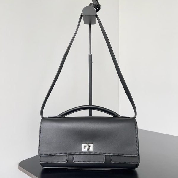Balenciaga Women’s Bel Air Clutch On Strap Small(HIGH-END GRADE)