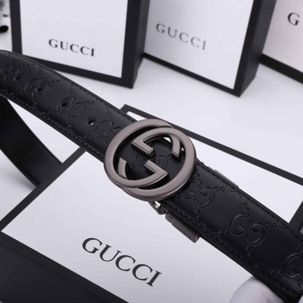 GUCCI GG MARMONT REVERSIBLE BELT BLACK MAXI 774153 AABZA 1000