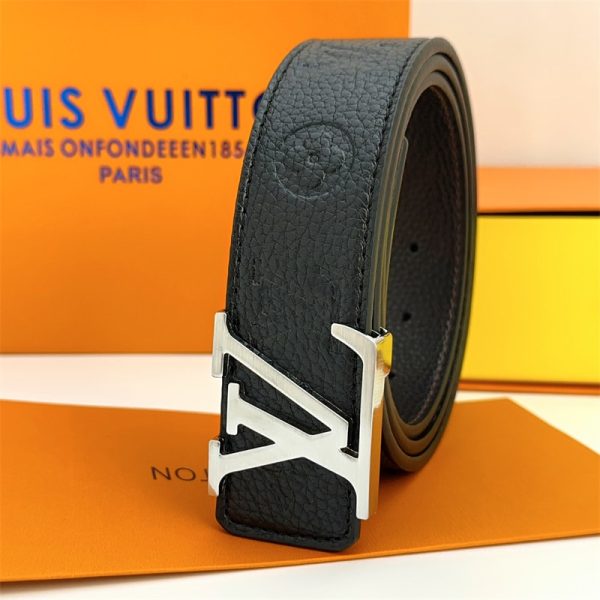LOUIS VUITTON LV DIMENSION 30MM DOUBLE SIDED BELT BLACK M8854U