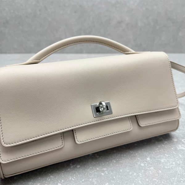Balenciaga Women’s Bel Air Clutch On Strap Small(HIGH-END GRADE)