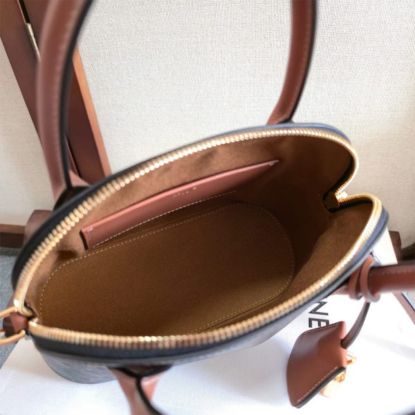 Celine TEEN HONORINE BAG IN Triomphe Canvas and Calfskin