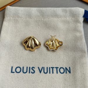 LOUIS VUITTON LV AQUATIC EARRINGS GOLD M01632